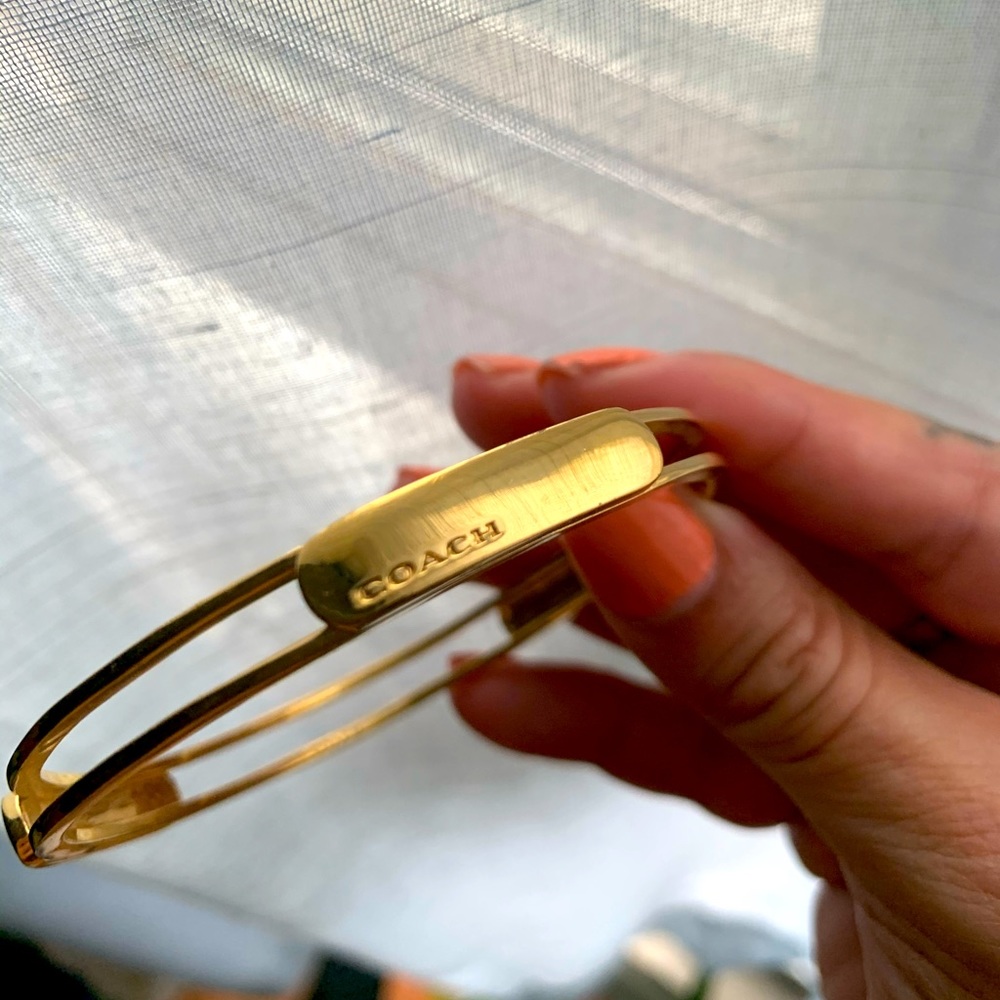 Coach golden bracelet